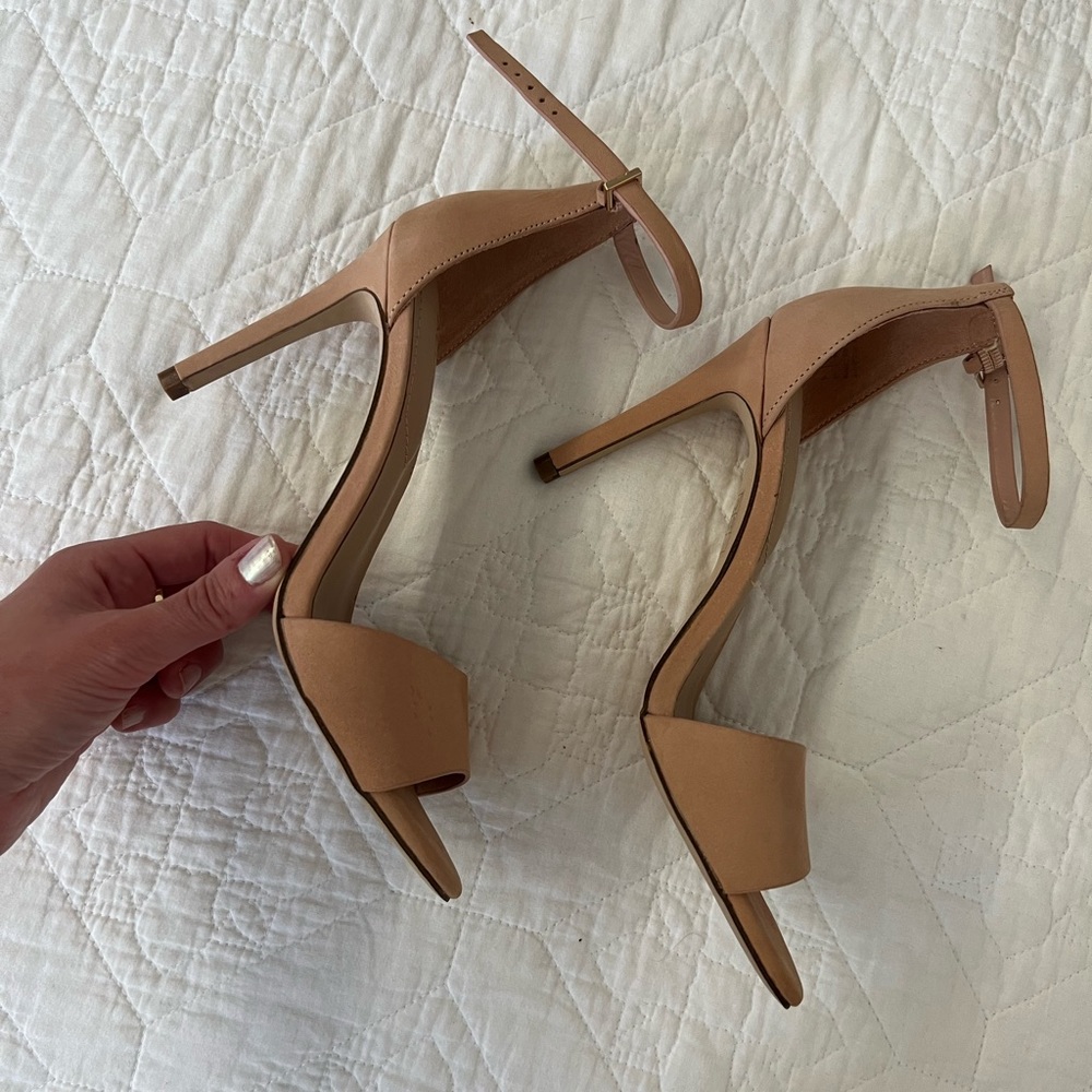 ALDO Nude Sandal Heels (US 6.5)